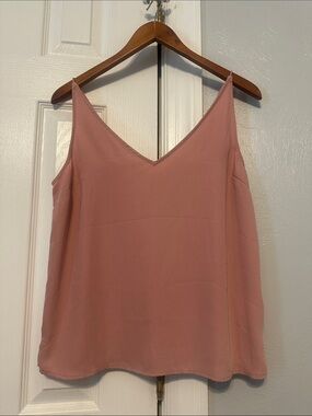 H&M Dusty Rose V-Neck Spaghetti Strap Camisole